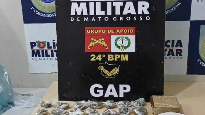 Polícia Militar prende homem por tráfico de drogas no Pedra 90