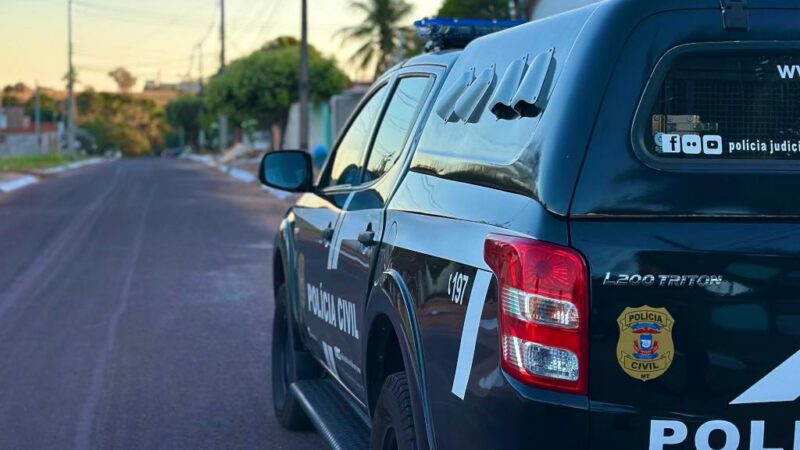 Polícia Civil prende em flagrante autor de violência doméstica que estava foragido em Pontes e Lacerda