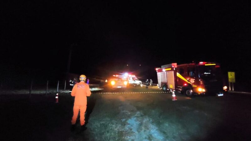 EM PRIMAVERA DO LESTE: Corpo de Bombeiros atende ocorrência de acidente na MT-130