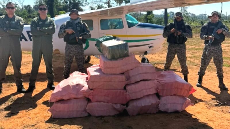 Operação integrada apreende 500 kg de maconha em fazenda de Colniza