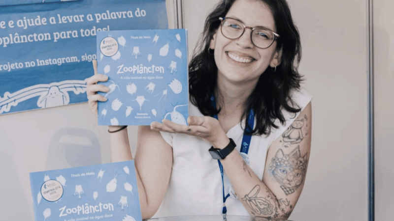 Livro sobre zooplâncton de pesquisadora da UFMT chega à semifinal do Jabuti