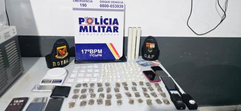 Polícia prende traficante e apreende 130 porções de drogas em MT